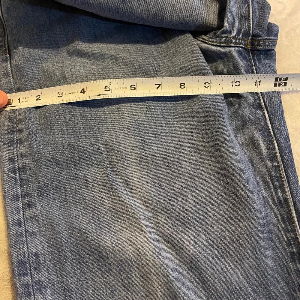 Levi's 501 Jeans Mens 36x30 Light‎ Wash Button Fly Denim Blue Streetwear (34x29)